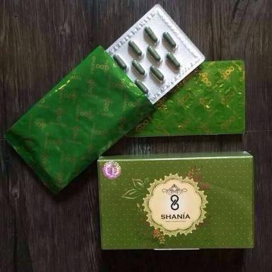 Shania The Secret ชาเนีย กล่องสีเขียว 30แคปซูล ระบบขับถ่ายเป็นปรกติ 